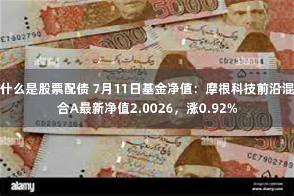 什么是股票配债 7月11日基金净值：摩根科技前沿混合A最新净值2.0026，涨0.92%