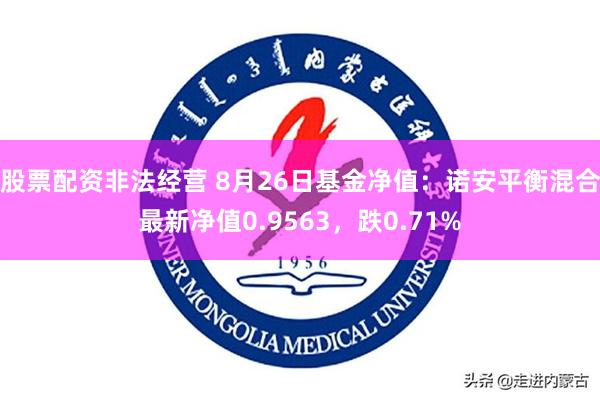 股票配资非法经营 8月26日基金净值：诺安平衡混合最新净值0.9563，跌0.71%