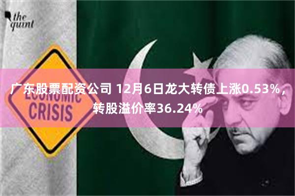 广东股票配资公司 12月6日龙大转债上涨0.53%，转股溢价率36.24%