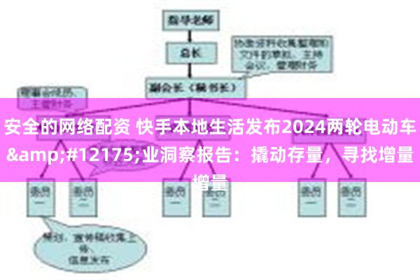 安全的网络配资 快手本地生活发布2024两轮电动车&#12175;业洞察报告：撬动存量，寻找增量