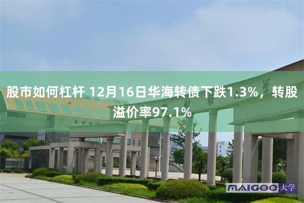 股市如何杠杆 12月16日华海转债下跌1.3%，转股溢价率97.1%