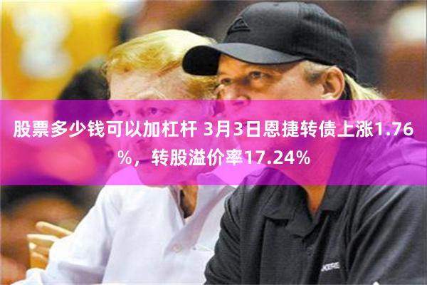 股票多少钱可以加杠杆 3月3日恩捷转债上涨1.76%，转股溢价率17.24%